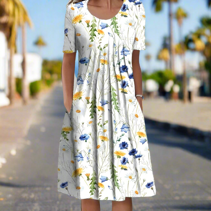 Rosa - Elegant cotton dress