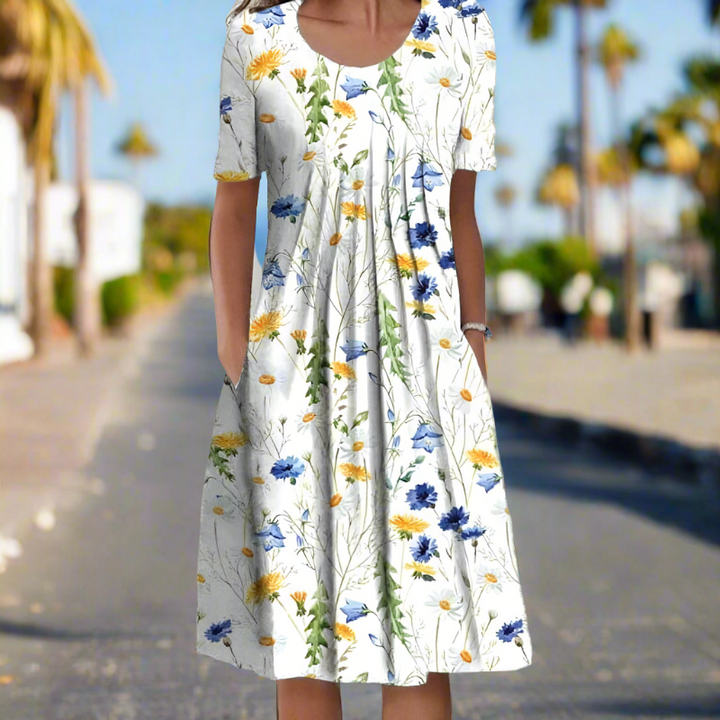 Rosa - Elegant cotton dress