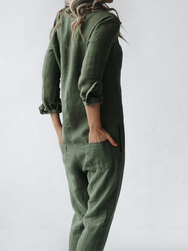 April | Long-Sleeve Jump Suit