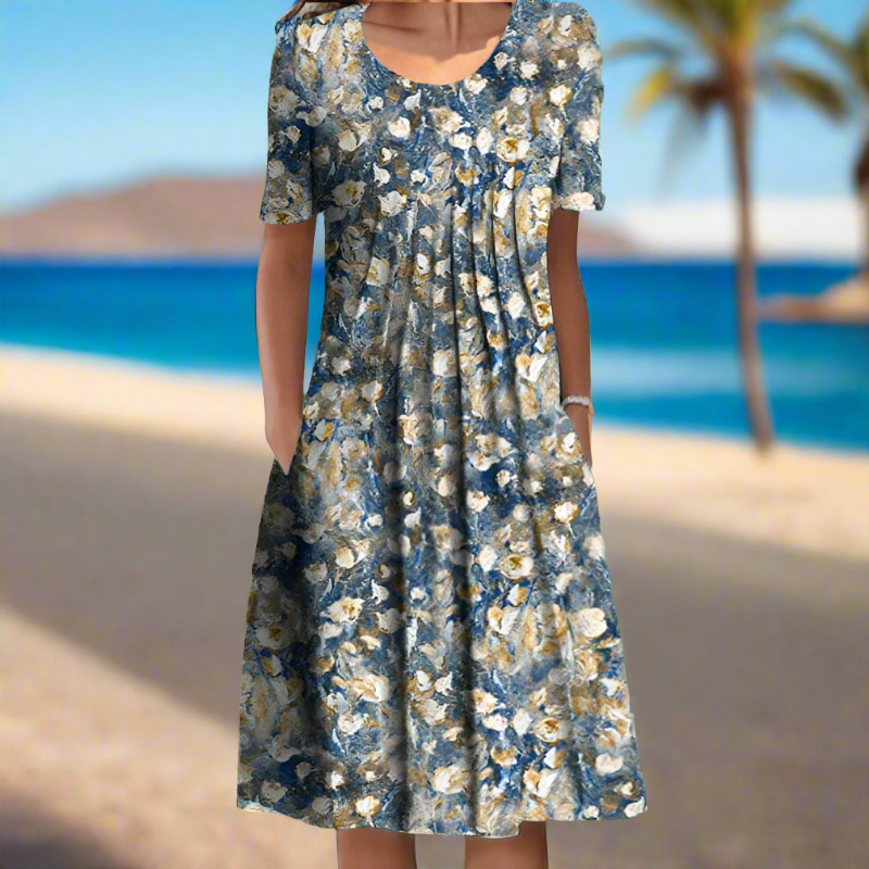 Rosa - Elegant cotton dress