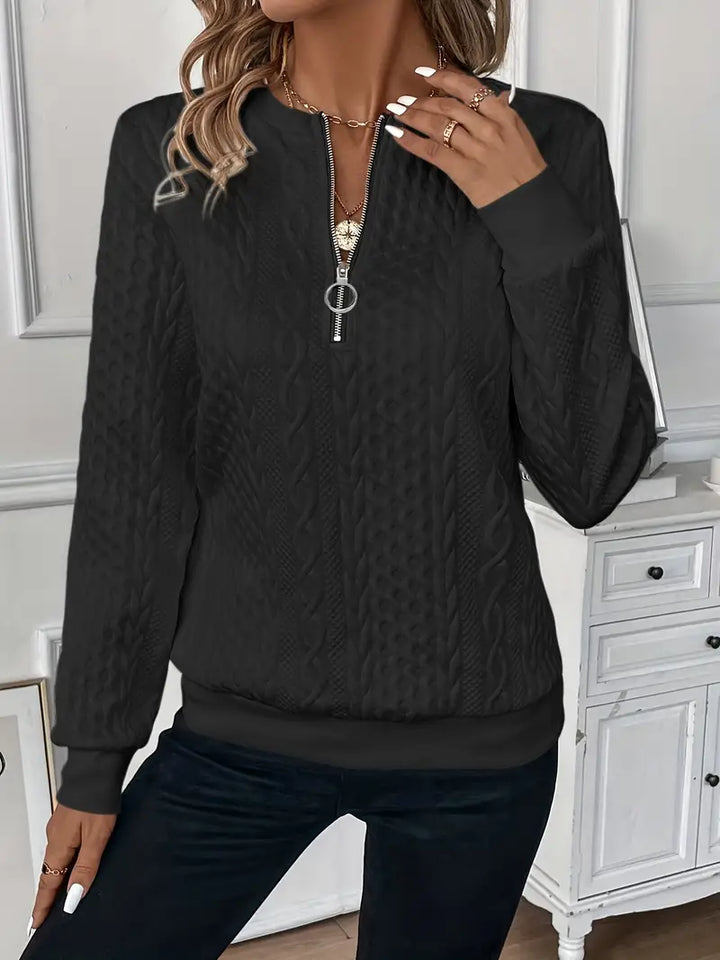 Viola™ | Chic Zip-Up Sweater