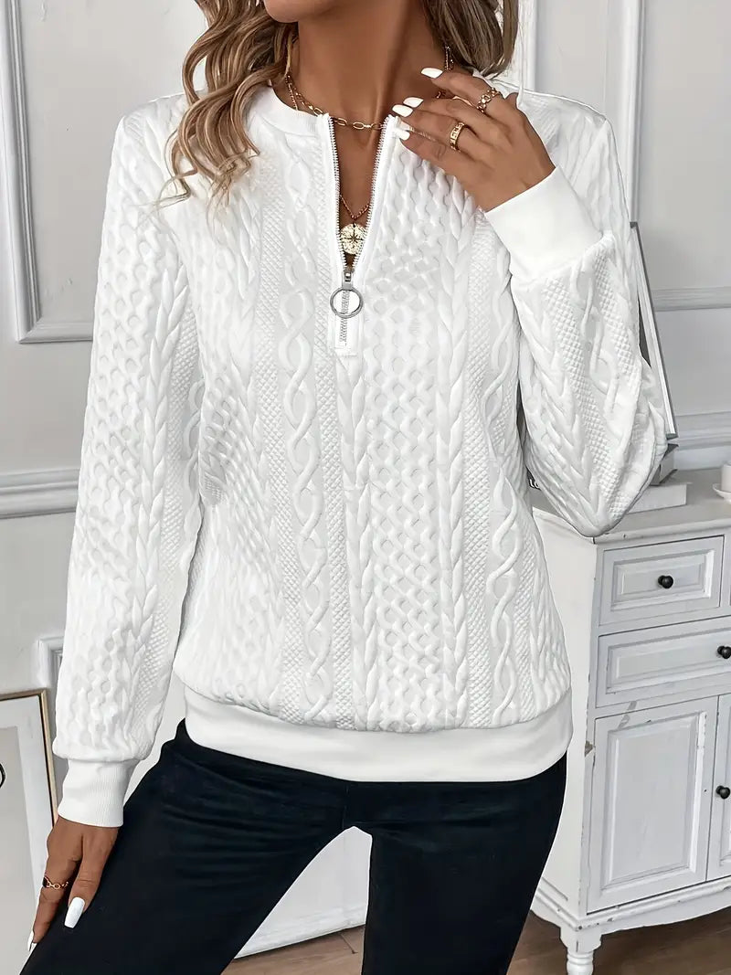 Viola™ | Chic Zip-Up Sweater