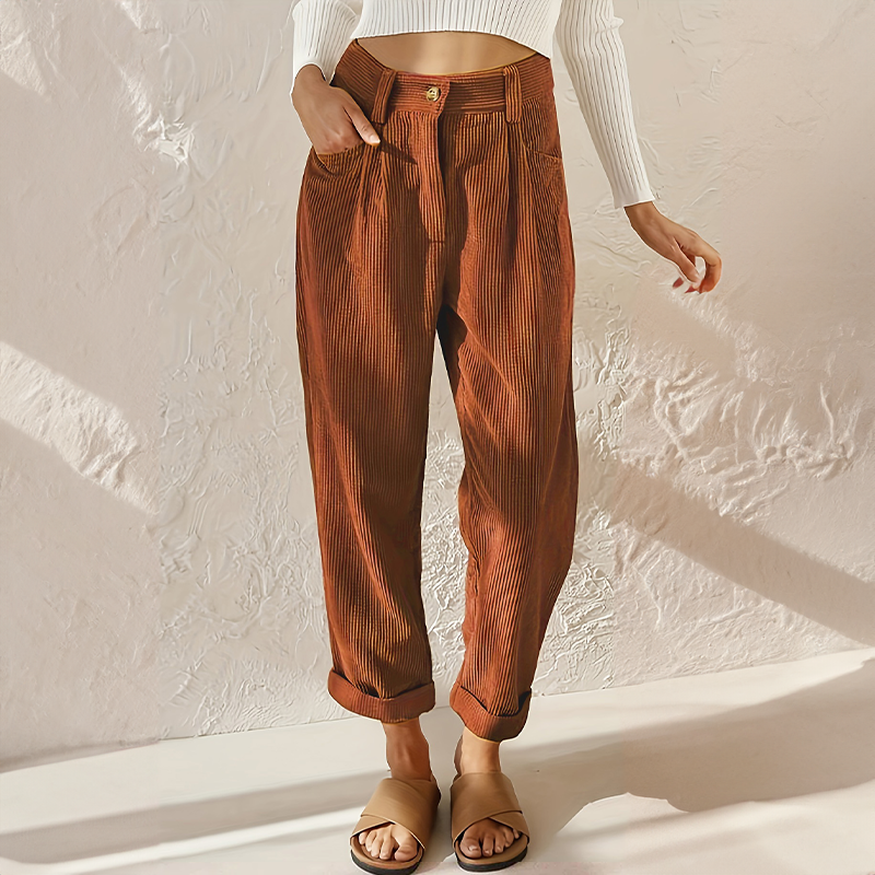 Stefania | Corduroy Pants for Women