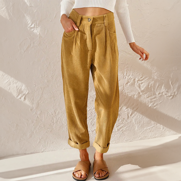 Stefania | Corduroy Pants for Women