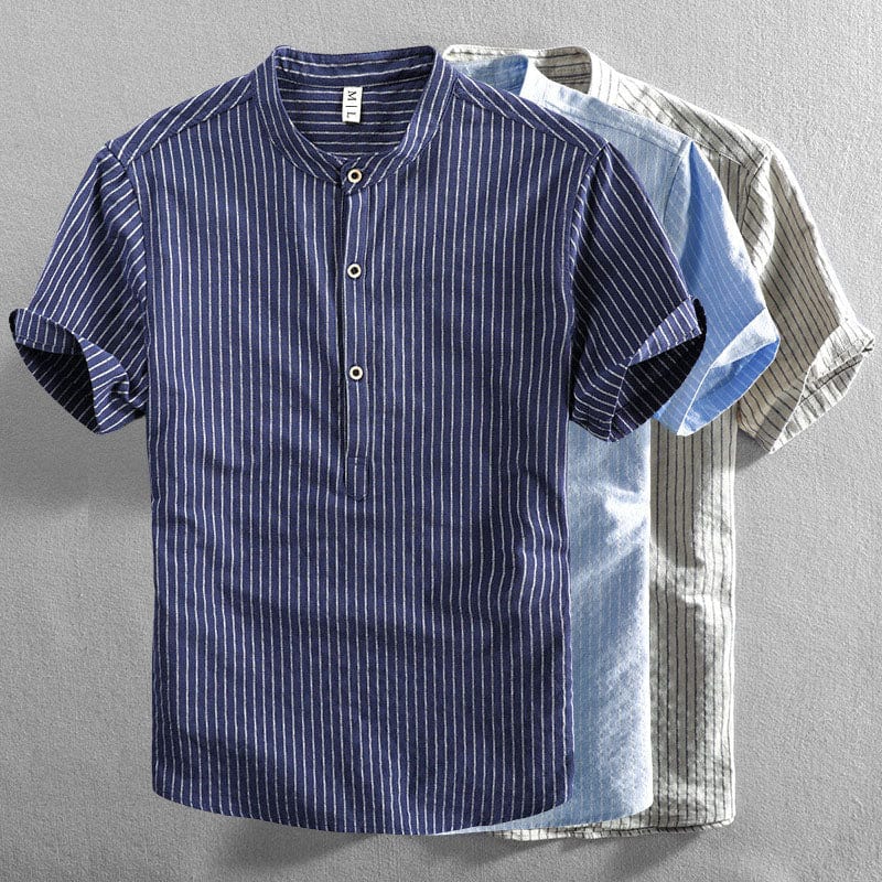 Darius | Striped Cotton Shirt