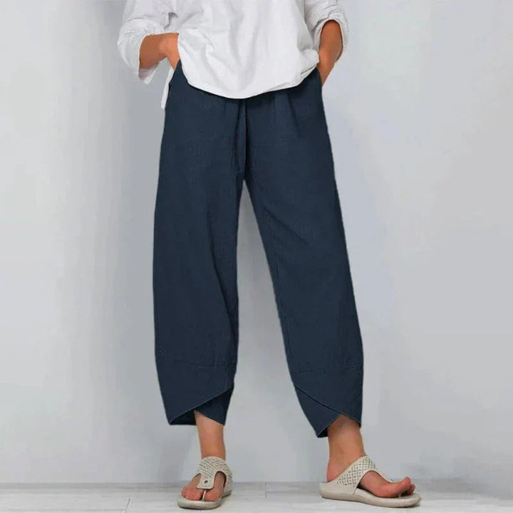 Natalie Chic Cotton Trousers