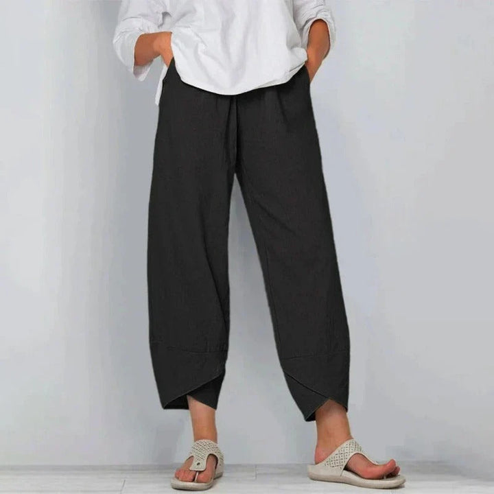 Natalie Chic Cotton Trousers