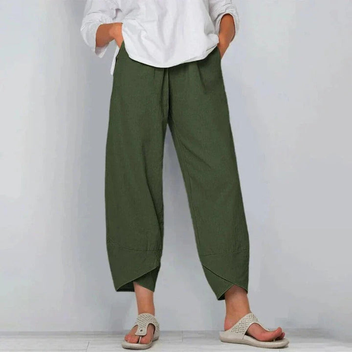 Natalie Chic Cotton Trousers