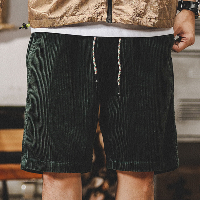 EstateBreve - Stylish Summer Cord Shorts