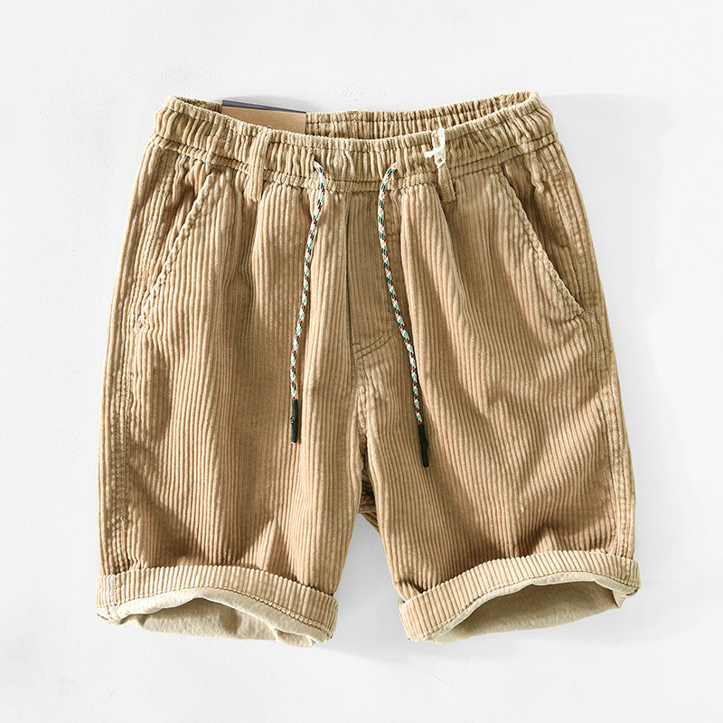 EstateBreve - Stylish Summer Cord Shorts