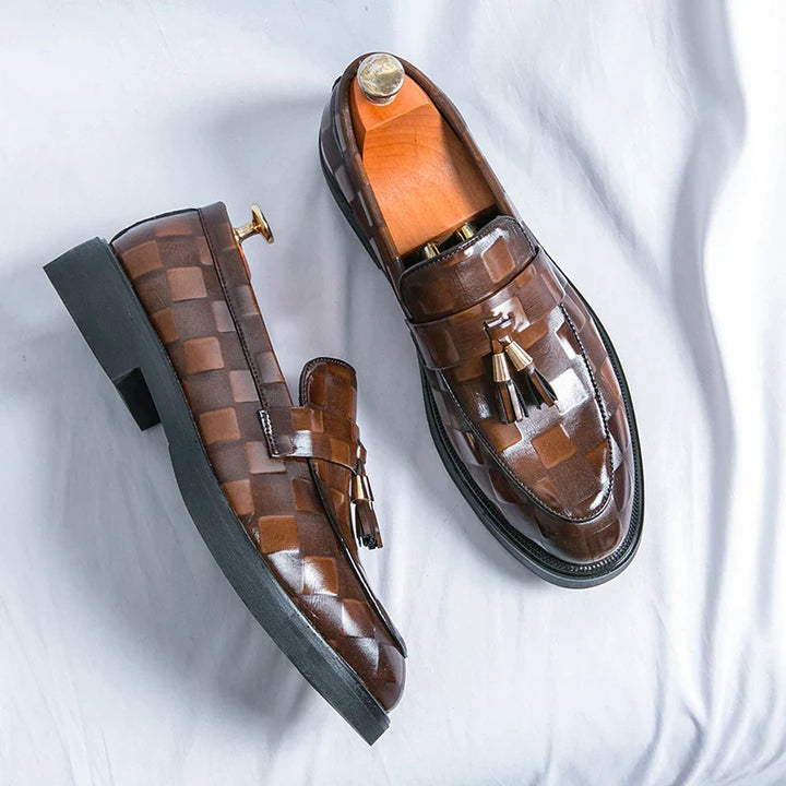 Giovanni Signature Leather Loafers