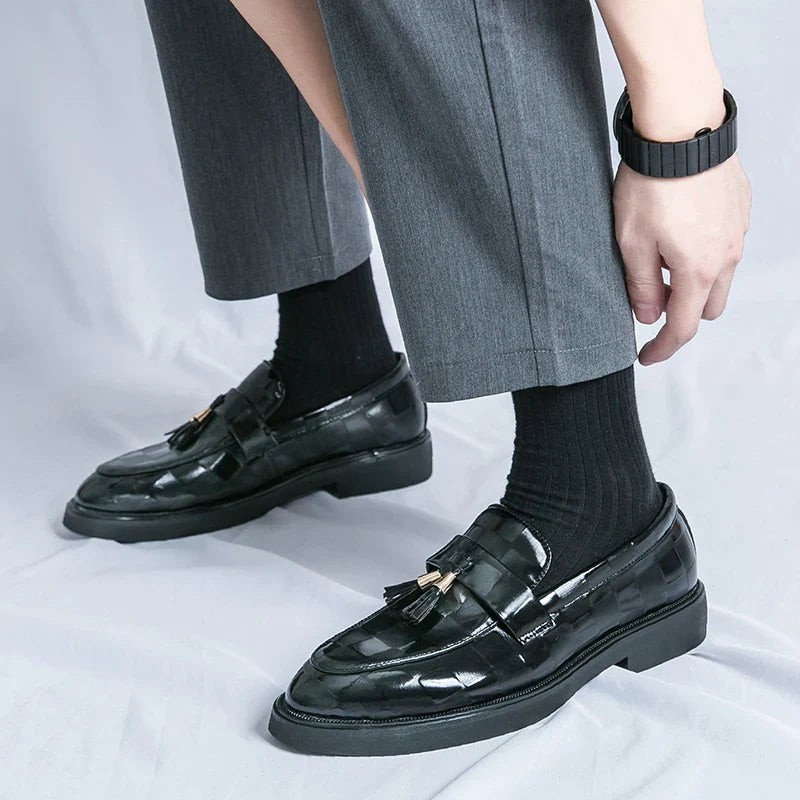 Giovanni Signature Leather Loafers