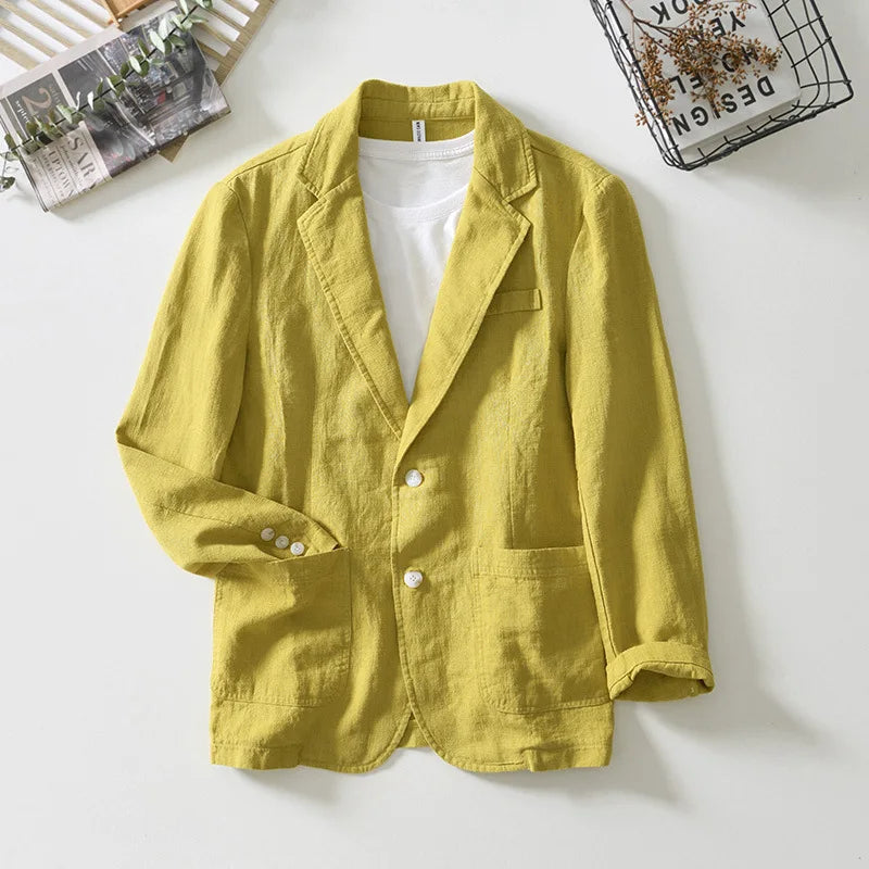 Lucarno Cotton-Linen Blazer