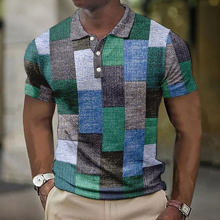 Guillaume Checkered Polo