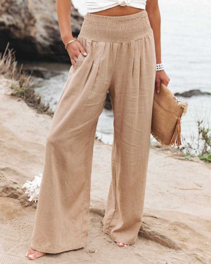 Alessia | Wide Leg Beach Pants